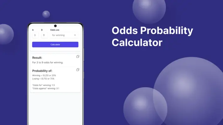 Odds Probability Calculator android App screenshot 2